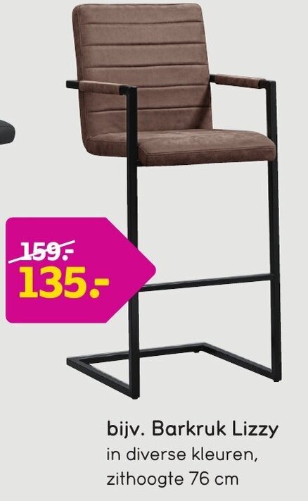 Leen Bakker Barkruk Lizzy aanbieding