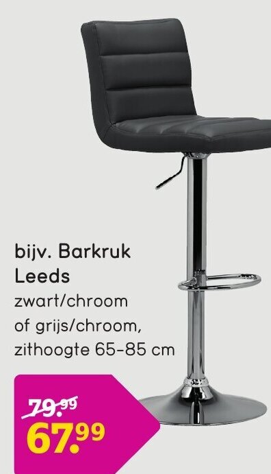 Leen Bakker Barkruk Leeds aanbieding