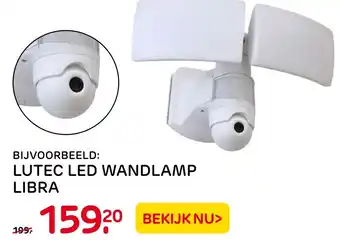 Praxis Lutec led wandlamp libra aanbieding