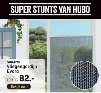 Hubo Sunarts vliegengordijn evora aanbieding