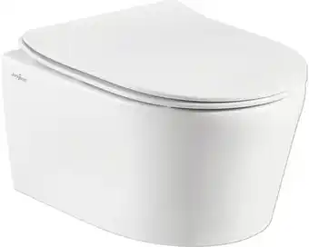 Hornbach Jungborn spoelrandloos toilet one compact incl. softclose wc-bril met quick-release aanbieding