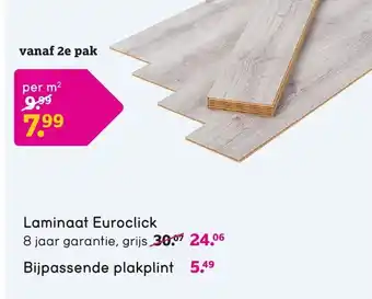 Leen Bakker Laminaat Euroclick aanbieding