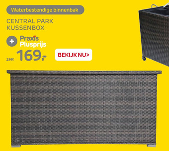 Praxis Central park kussenbox aanbieding