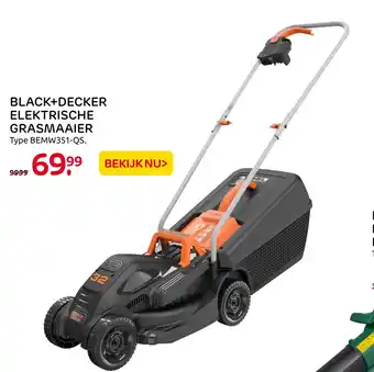 Praxis Black+decker elektrische grasmaaier aanbieding