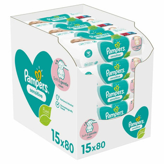 Plein.nl Pampers billendoekjes sensitive aanbieding