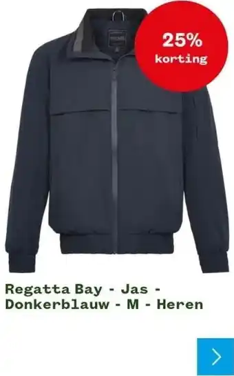 Welkoop Regatta bay - jas - donkerblauw - m - heren aanbieding