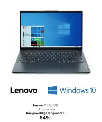 Wehkamp Lenovo IP 5 14ITLO5 14 inch laptop aanbieding