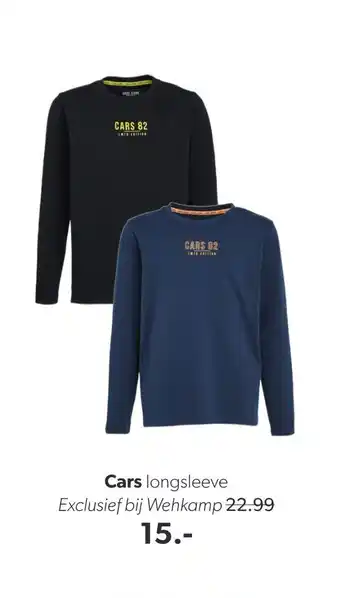 Wehkamp Cars longsleeve aanbieding