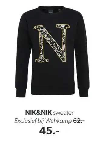 Wehkamp NIK&NIK sweater aanbieding