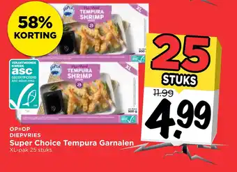 Vomar Voordeelmarkt Super Choice Tempura Garnalen aanbieding