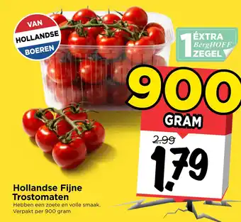 Vomar Voordeelmarkt Hollandse Fijne Trostomaten aanbieding