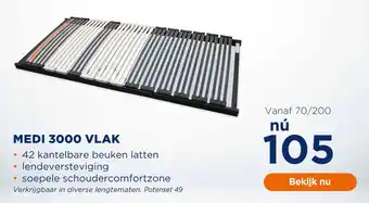 TotaalBED Medi 300O Vlak aanbieding