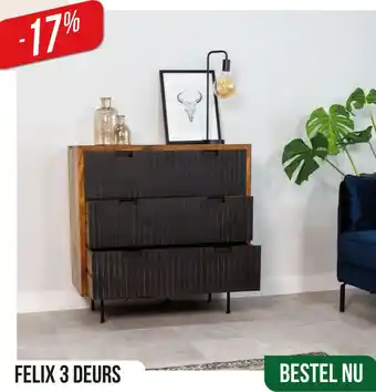 Dimehouse Felix 3 deurs aanbieding