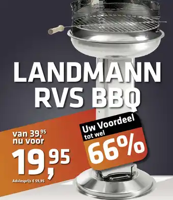 De voordeelmarkt Landmann Rvs Bbq aanbieding