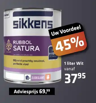 De voordeelmarkt Sikkens Rubbol Satura aanbieding