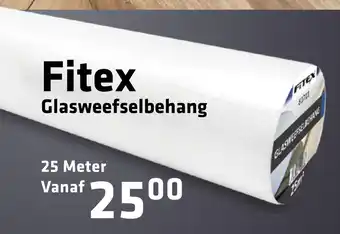 De voordeelmarkt Fitex Glasweefselbehang aanbieding