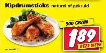 Nettorama Kipdrumsticks naturel of gekruid aanbieding