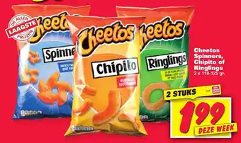 Nettorama Cheetos COS Spinners, Chipito of Ringlings aanbieding