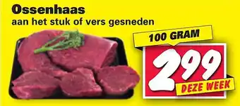 Nettorama Ossenhaas aanbieding