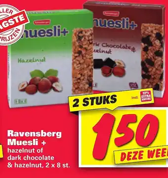 Nettorama Ravensberg Muesli + aanbieding