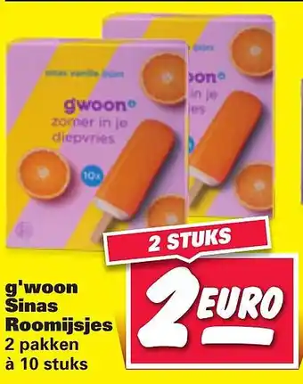 Nettorama g'woon Šinas Roomijsjes aanbieding