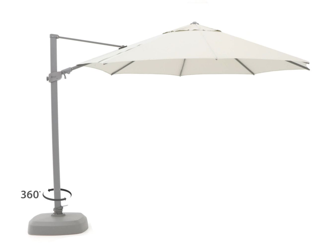 Kees Smit Shadowline austin zweefparasol ø 350cm - laagste prijsgarantie! aanbieding