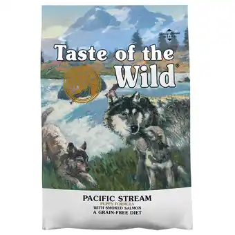 Zooplus 12,2kg pacific stream puppy taste of the wild hondenvoer aanbieding