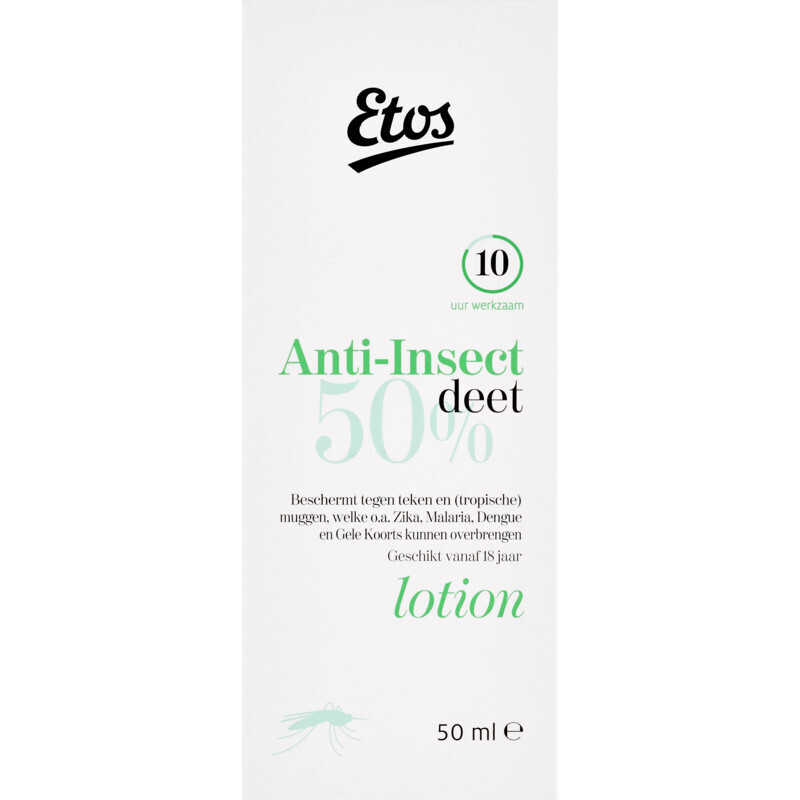 Etos deet antiinsecten lotion 50 aanbieding bij Albert Heijn