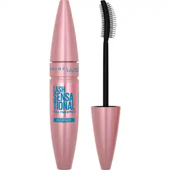 Albert Heijn Maybelline new york lash sensational black waterproof nude aanbieding