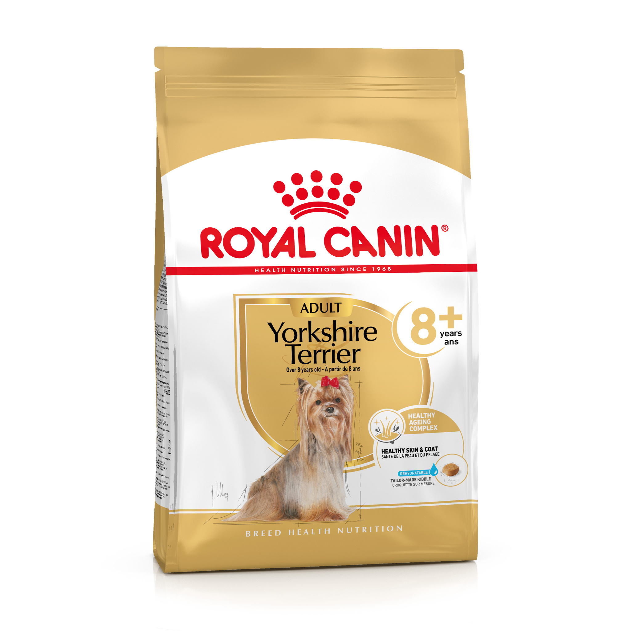 Zooplus 2x3kg yorkshire terrier adult 8+ royal canin breed hondenvoer aanbieding