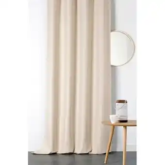 Praxis Gordijn verduisterend en isolerend boréal haken beige 140x260cm aanbieding