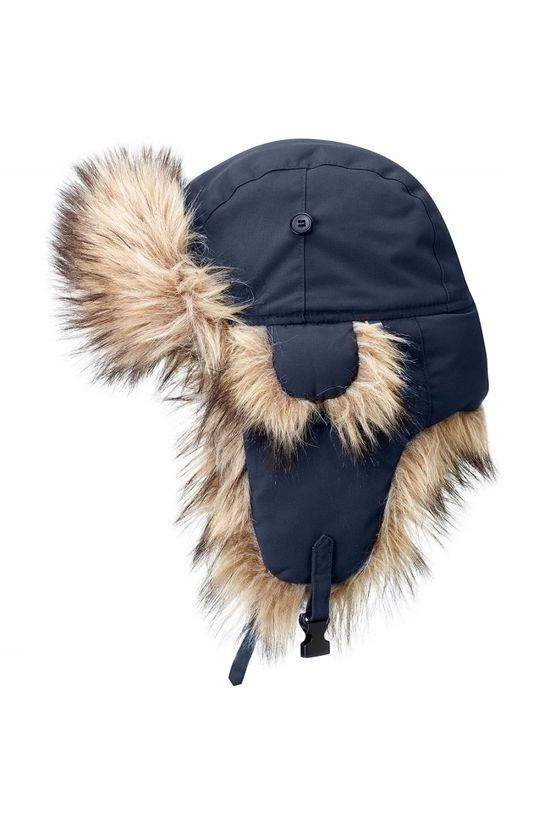 Bever Fjällräven nordic heater muts blauw aanbieding