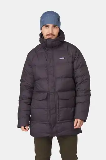 Bever Patagonia silent down parka zwart aanbieding