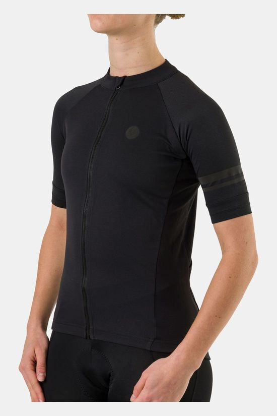 Bever Agu core fietsshirt ii essential dames zwart aanbieding