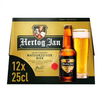 Coop Hertog jan pilsener natuurzuiver bier flessen aanbieding