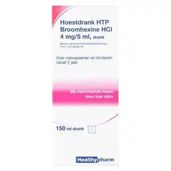 Coop Healthypharm hoestdrank broomhexine hci 5 ml aanbieding