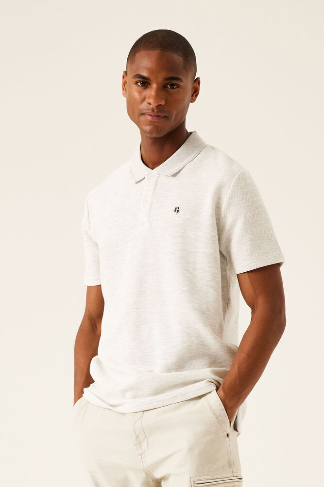 Jeans Centre Garcia polo wit aanbieding