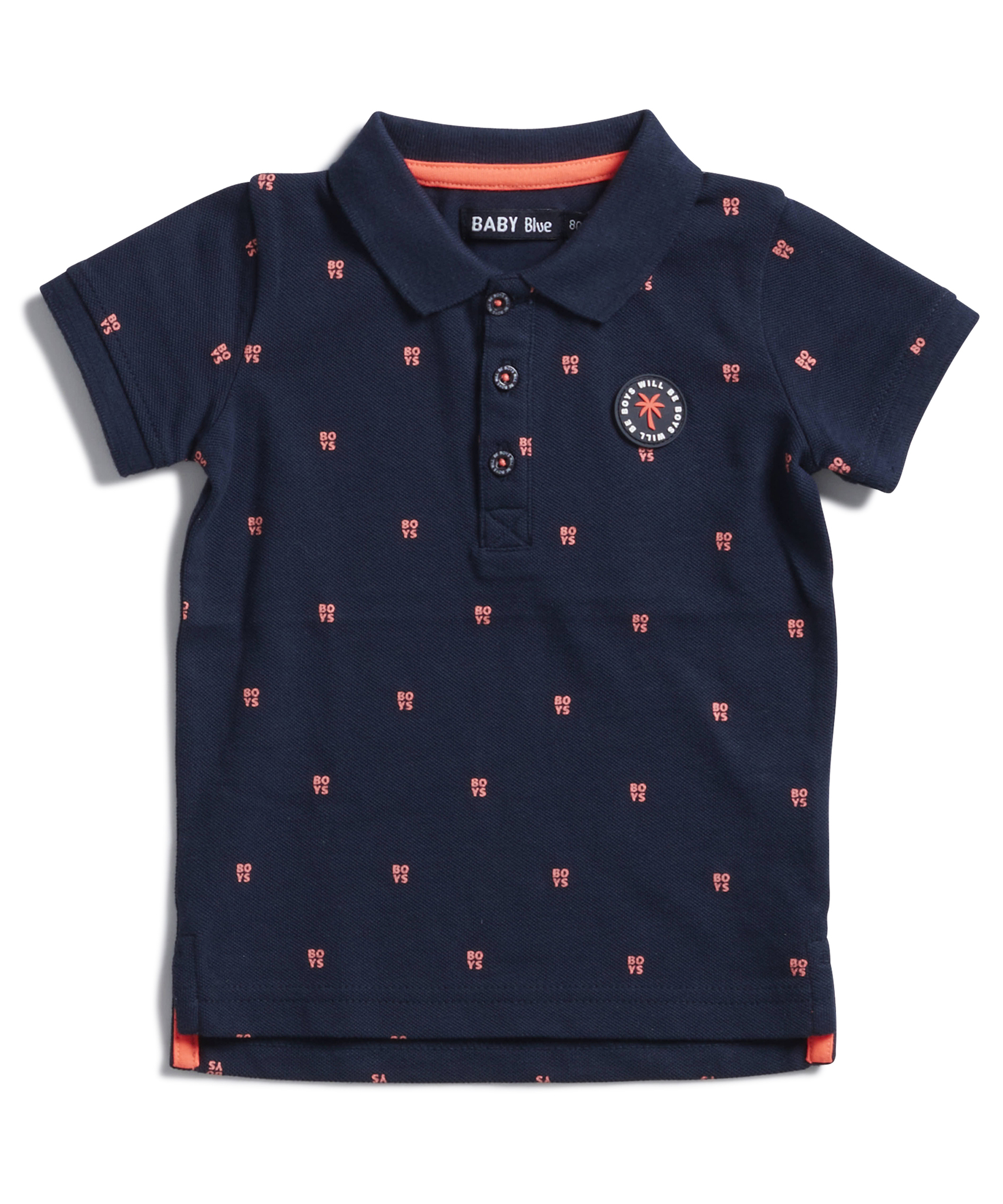 terStal Baby pique polo blauw in maat aanbieding