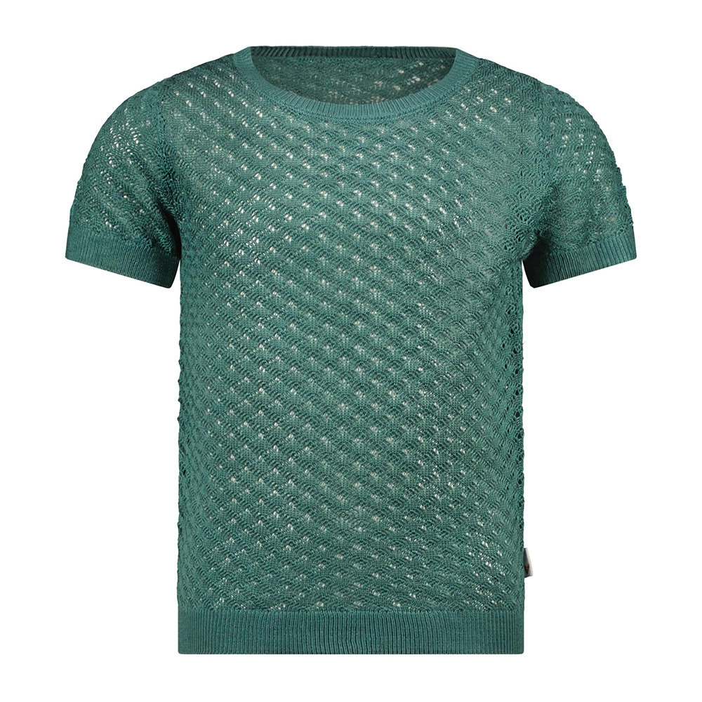 Kixx Online Moodstreet meisjes shirt m202-5339 groen aanbieding