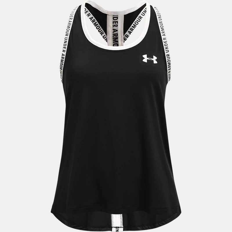 Under Armour Meisjestanktop under armour knockout zwart / wit yxl aanbieding