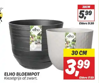 Dekamarkt Elho bloempot aanbieding