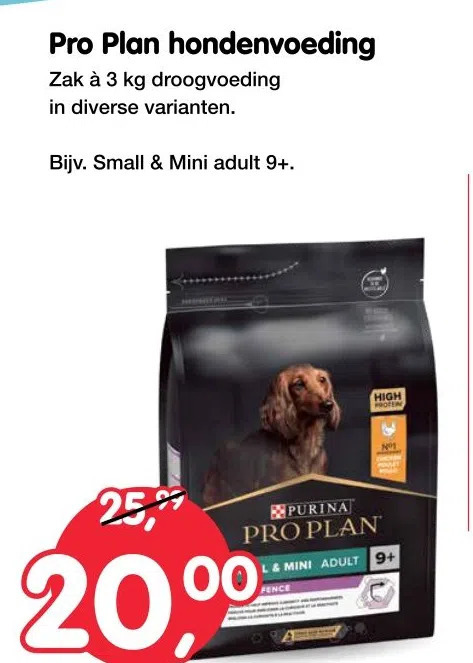 Jumper Pro plan hondenvoeding aanbieding