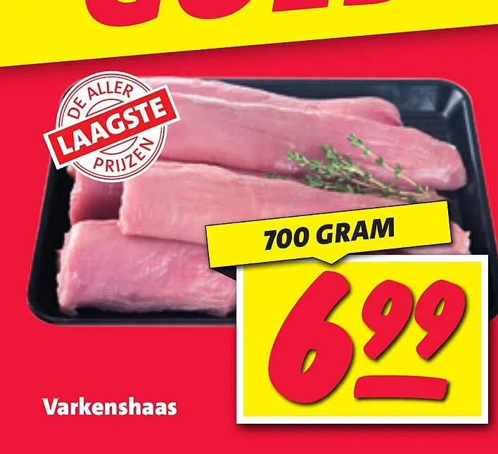 Nettorama Varkenshaas aanbieding