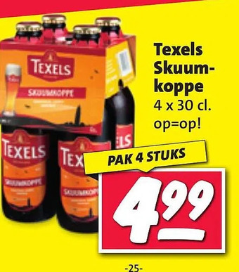 Nettorama Texels skuumkoppe aanbieding