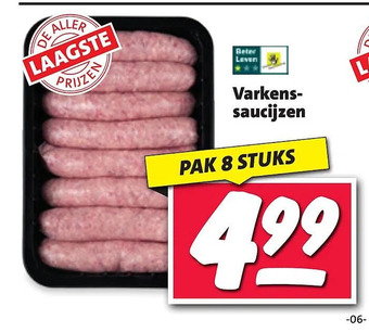 Nettorama Varkenssaucijzen aanbieding
