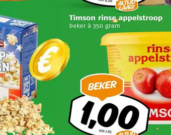 Poiesz Timson rinse appelstroop aanbieding