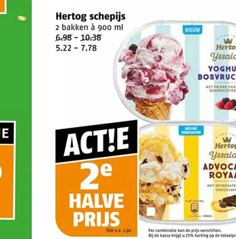 Poiesz Hertog schepijs aanbieding