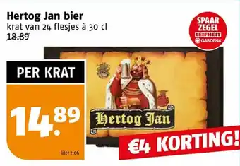 Poiesz Hertog jan bier aanbieding