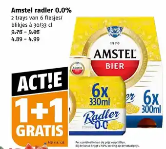 Poiesz Amstel radler 0.0% aanbieding