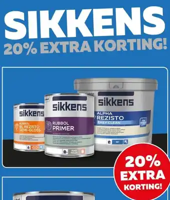 De voordeelmarkt Sikkens aanbieding